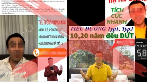 Cẩn thận với chiêu trò quảng cáo chữa khỏi bệnh đái tháo đường