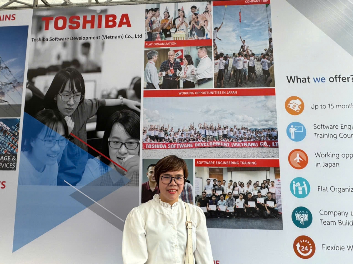 Bà Trần Việt Hà, Phó phòng Nhân sự Toshiba Việt Nam