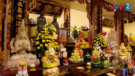 Ngôi chùa tại quận Hoàng Mai nói không với đốt vàng mã