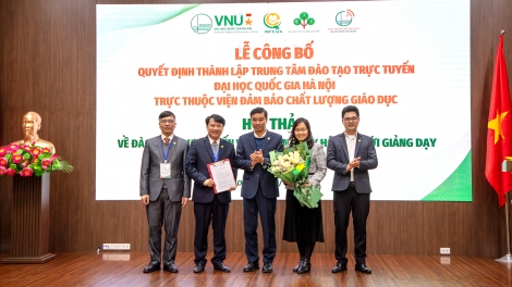 Đại học Quốc gia Hà Nội thành lập Trung tâm Đào tạo trực tuyến