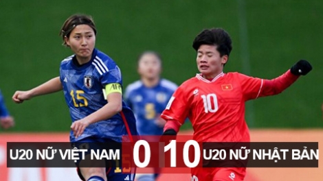 U20 nữ Việt Nam thua đậm U20 nữ Nhật Bản trận ra quân giải châu Á