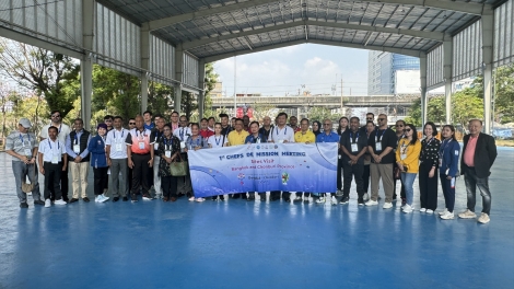 Đại diện Đoàn thể thao Việt Nam dự Hội nghị trưởng đoàn AIMAG 6