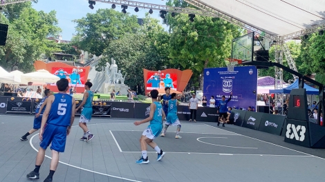 38 đội bóng tham gia tranh tài tại giải bóng rổ 3x3 Hà Nội mở rộng 2024
