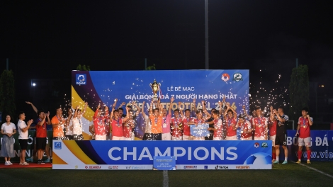 HG La Giang vô địch giải bóng đá 7 người Hạng Nhất - Cúp VietFootball 2024
