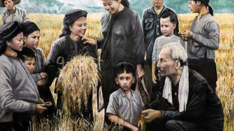 Tấm lòng của họa sĩ Việt kiều với Bác Hồ