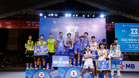 Giải bóng rổ "3x3 Hanoi Open Cup 2024 Powered by MB" - cơ hội thể hiện bản lĩnh