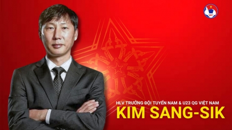 Ông Kim Sang-sik làm HLV trưởng ĐTQG và U23 Việt Nam trong hai năm tới