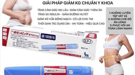 “Bút tiêm giảm cân”: Khi thuốc điều trị bệnh bị lạm dụng để giảm cân