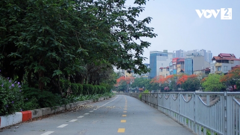  Hà Nội: “Hiu hắt” tuyến đường dành riêng cho xe đạp, người đi bộ 