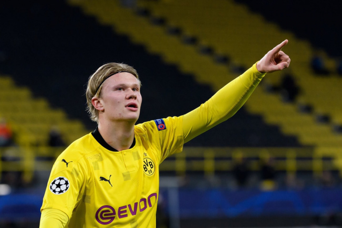 Erling Haaland đã có 15 bàn thắng ở sân chơi Champions League