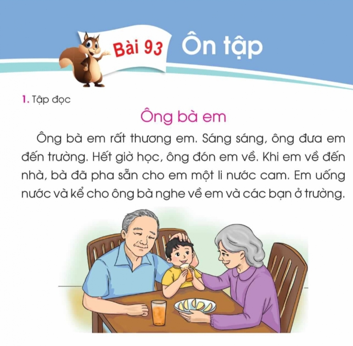 Bài: "Lừa, thở và cọp" (Phần 2) được điều chỉnh, bổ sung thành bài: "Ông bà em"
