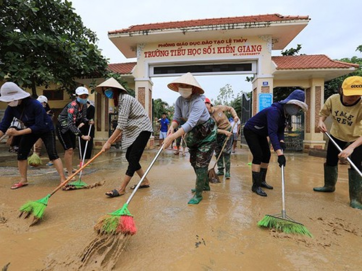 Miền Trung khắc phục hậu quả mưa lũ