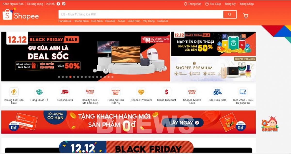 Trang thương mại điện tử Shopee