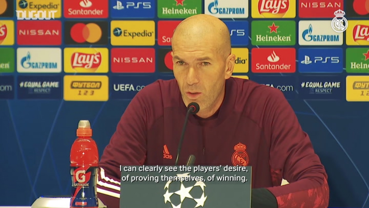 HLV Zidane coi trận đấu với Shakhtar Donetsk như trận chung kết