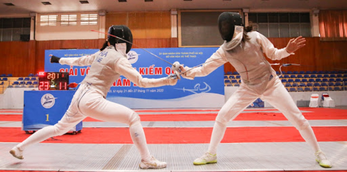 Nhiều VĐV trẻ đã thể hiện được mình tại giải vô địch đấu kiếm quốc gia năm 2020