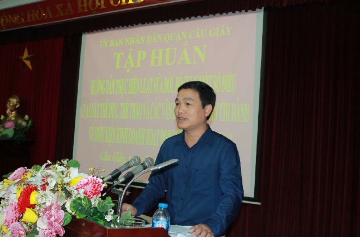 Ông Lê Thanh Liêm, Vụ trưởng Vụ Pháp chế, Bộ VH-TT&DL