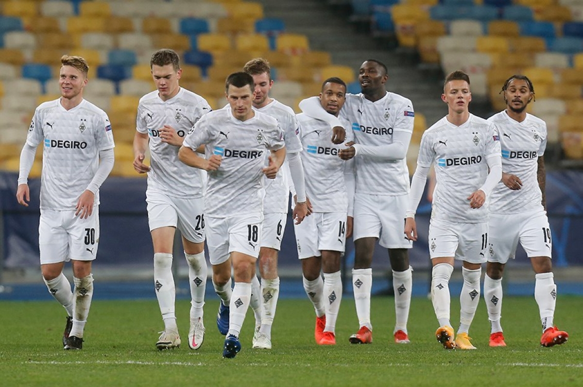 Các cầu thủ Borussia Moenchengladbach cho thấy họ đang là hiện tượng của mùa giải năm nay
