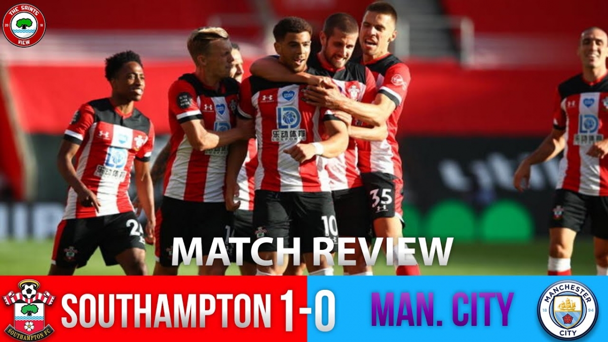 Southampton từng thắng Manchester City 1-0 hôm 6 tháng 7 năm nay
