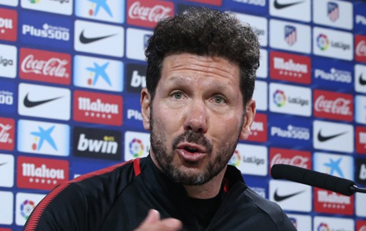 HLV Diego Simeone dành sự tôn trọng cho Real Sociedad