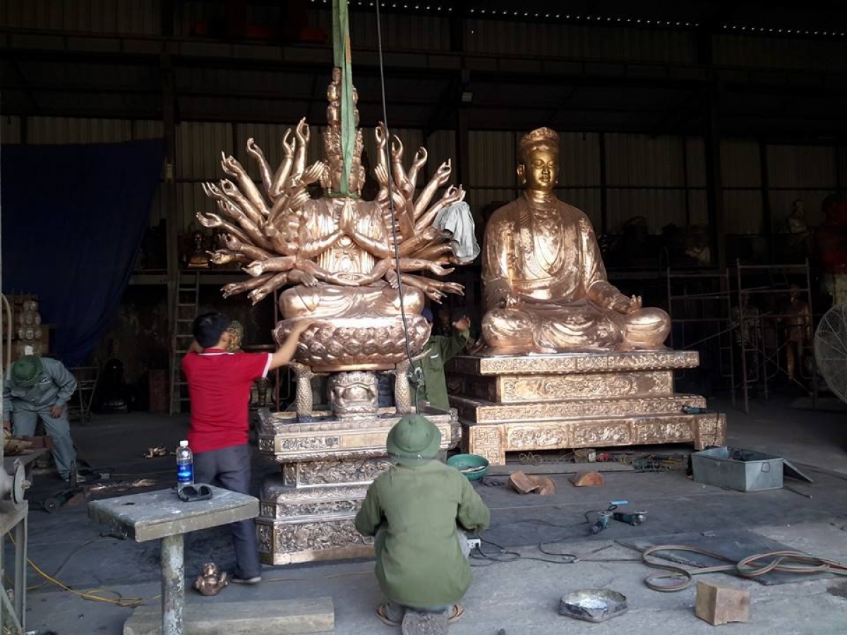 Những tác phẩm tượng thờ vô cùng tinh xảo