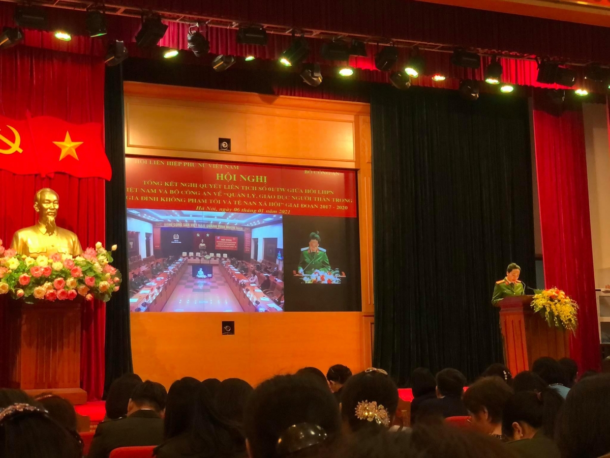 Trung tá Trần Thị Thanh Giang, Chủ tịch Hội Phụ nữ, Cục Cảnh sát hình sự, Bộ Công an