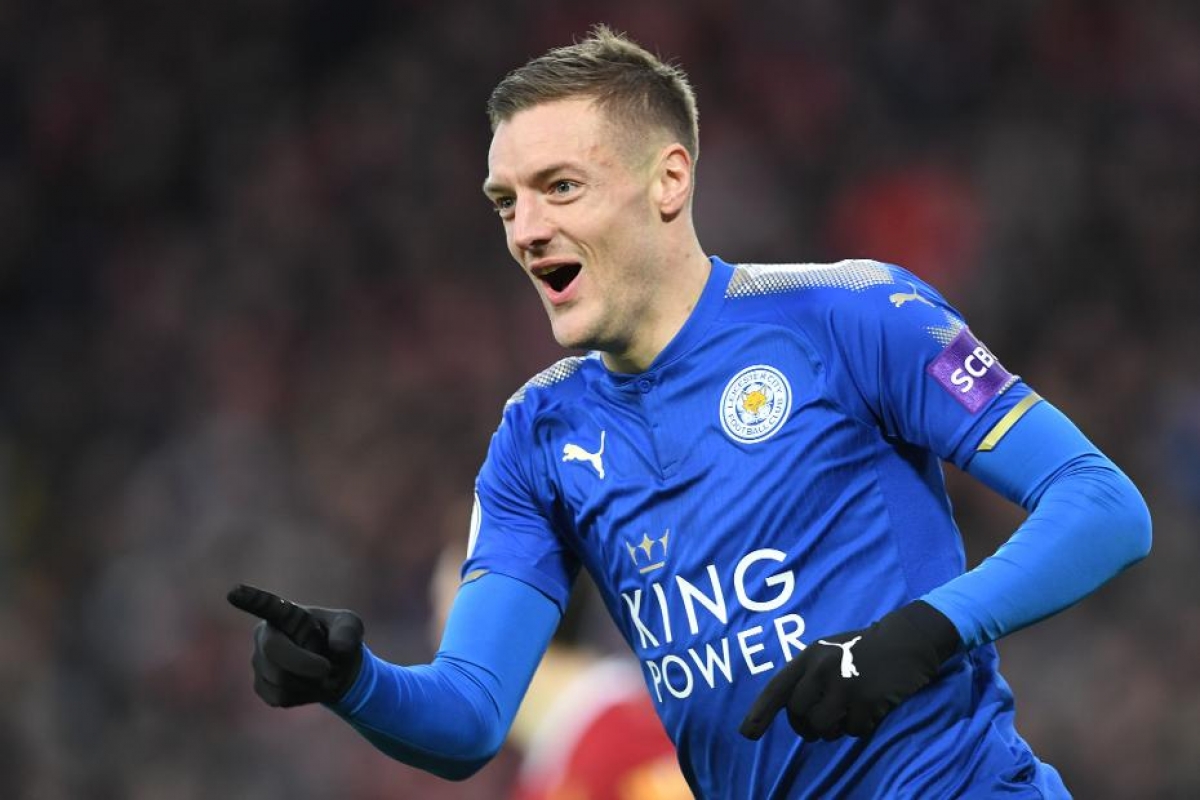 Leicester vẫn trông cậy nhiều vào phong độ của Jamie Vardy