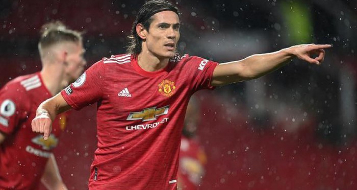 Edinson Cavani vắng mặt trong trận đấu này vì án treo giò