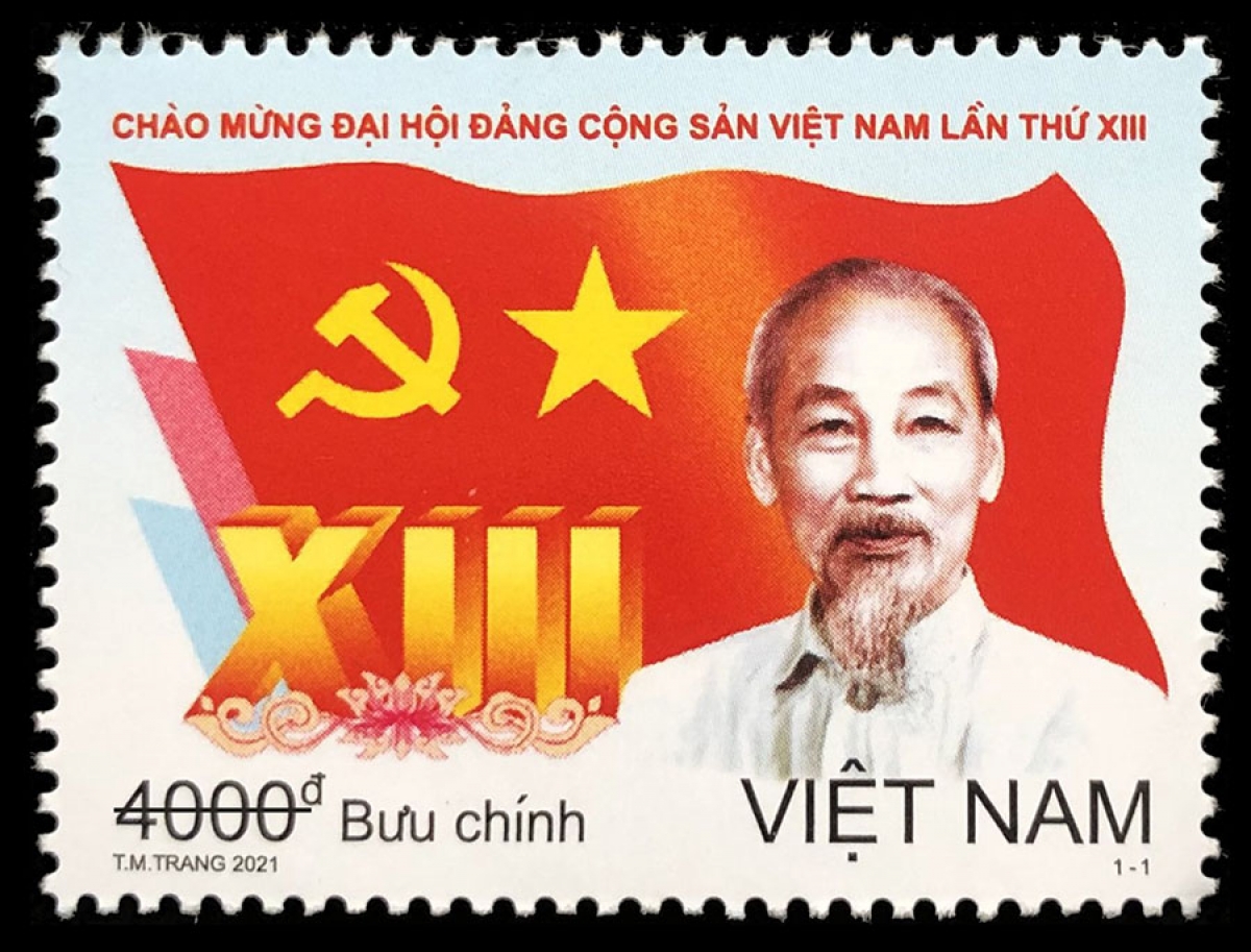 Bộ tem đặc biệt chào mừng Đại hội Đảng XIII
