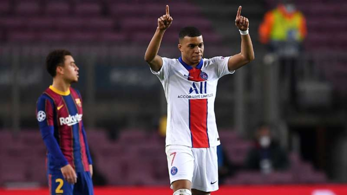Kylian Mbappe gần như gánh cả hàng công của PSG (Ảnh: Internet)