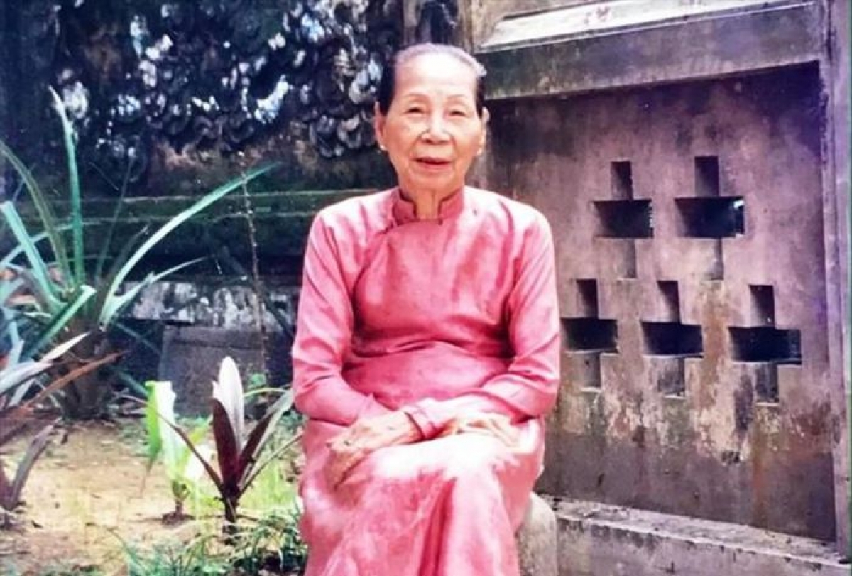 Cụ bà Lê Thị Dinh khi còn khỏe. Nguồn: Internet