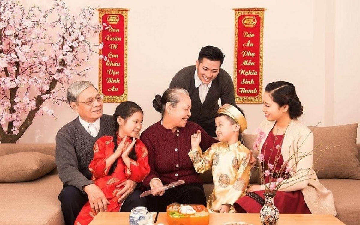 Câu chúc thể hiện được tình cảm, sự yêu thương của con cháu đối với người cao tuổi trong gia đình