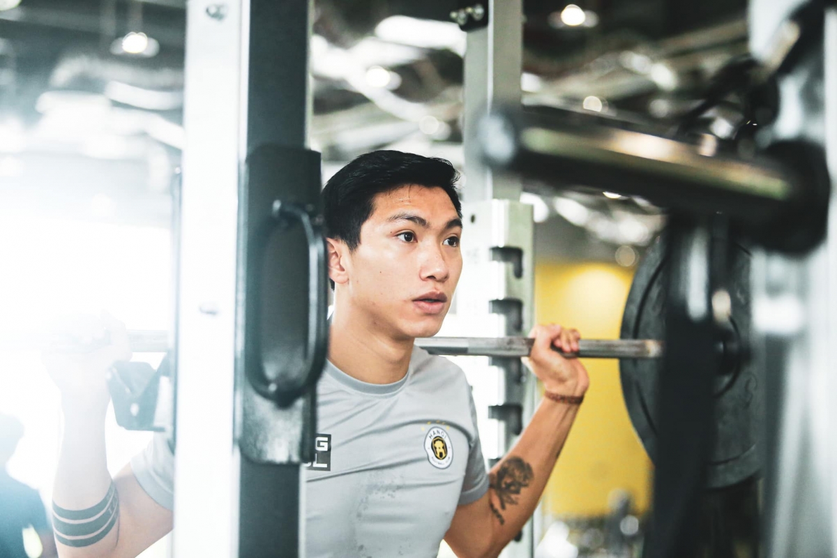 Các cầu thủ sẽ tích cực đổ mổ hôi ở phòng Gym