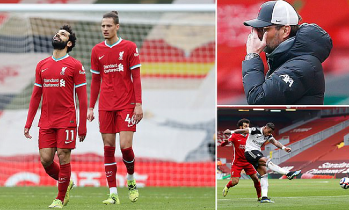 Liverpool lại thua trên sân nhà Anfield (Ảnh: Internet)
