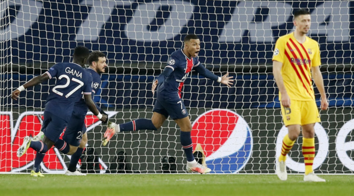 Kylian Mbappe đá thành công quả penalty mở tỷ số cho PSG (Ảnh: Internet)