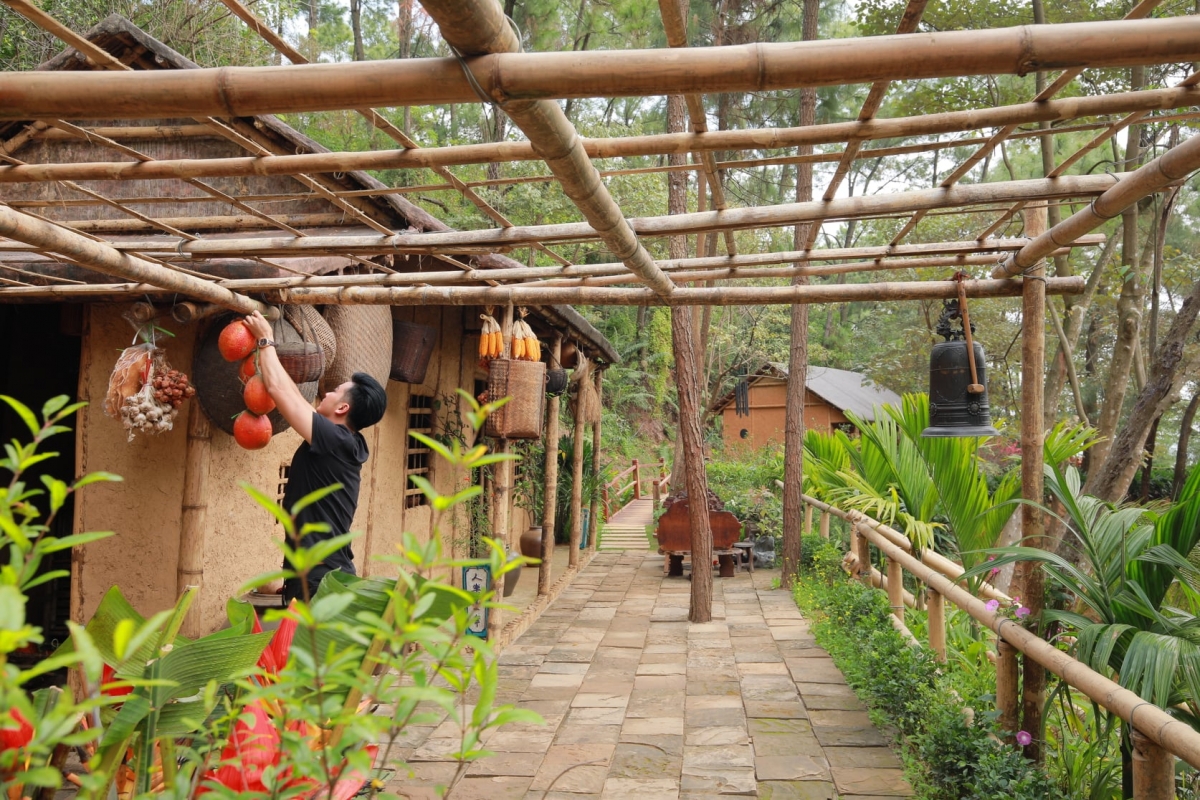 Chùa có gần 20 điểm dừng chân khác nhau