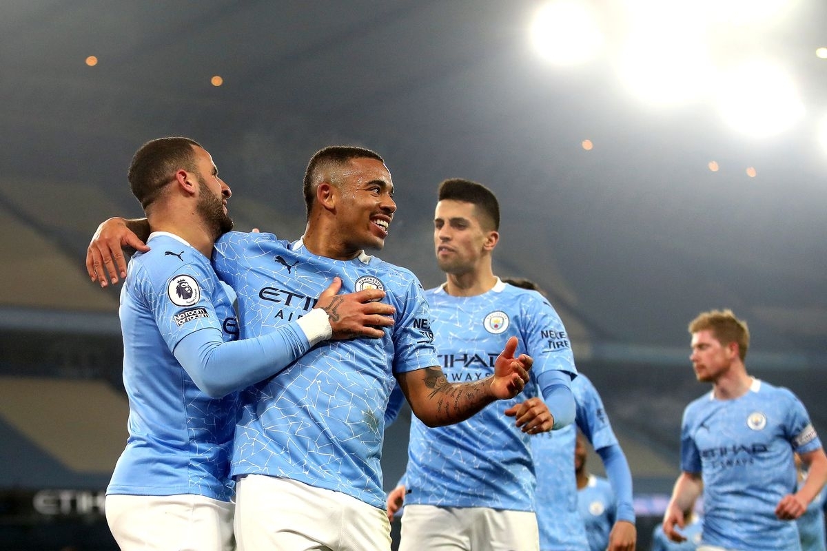 Mặc dù Man City bị cầm chân ở vòng 27 nhưng khó có đối thủ nào có thể cạnh tranh ngôi vương với thầy trò HLV HLV Pep Guardiola (ảnh Internet)