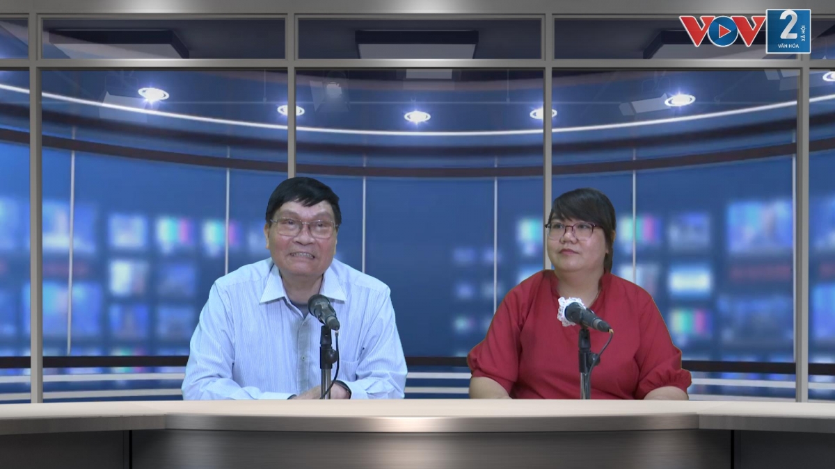 Ông Nguyễn Văn Thanh, nguyên Chủ tịch Hiệp hội Vận tải Ô tô Việt Nam trao đổi trực tiếp tại phòng thu VOV2