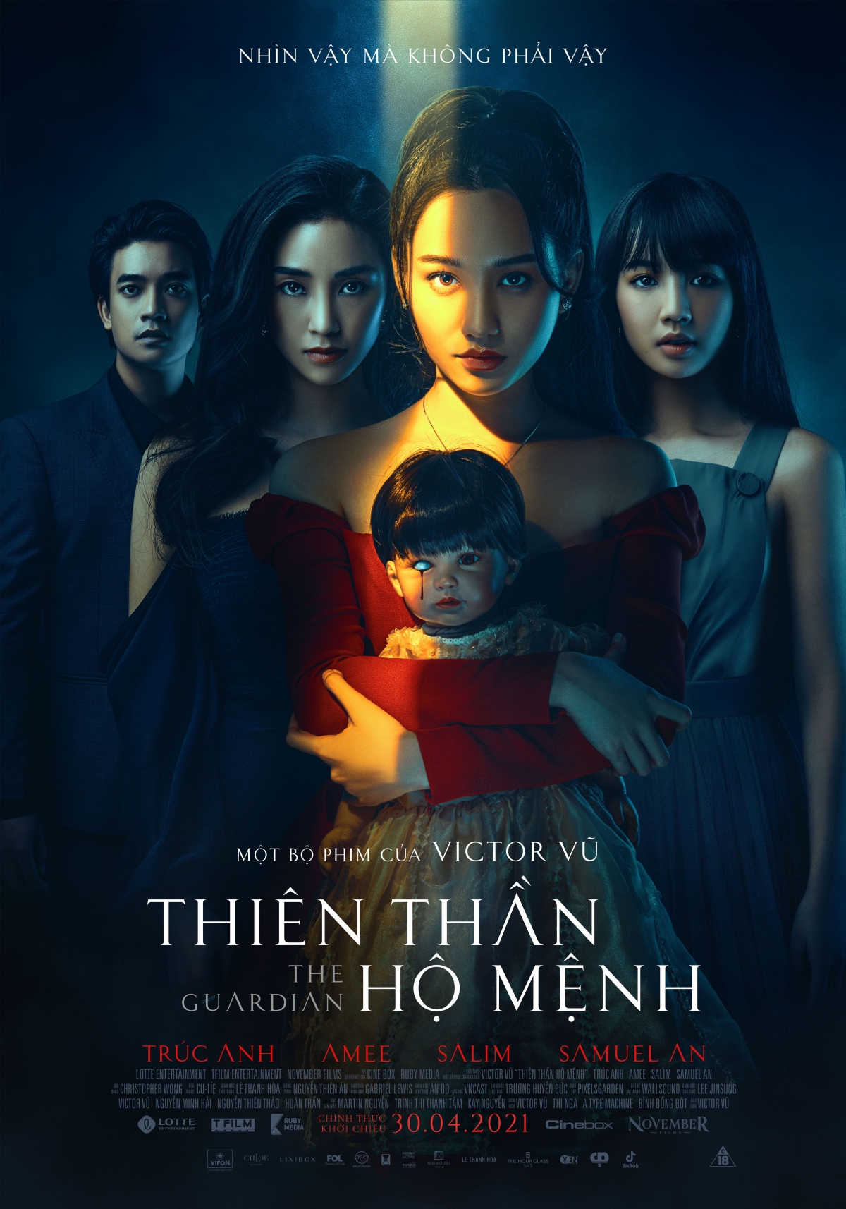 Poster chính thức của "Thiên thần hộ mệnh". Ảnh: đoàn phim cung cấp