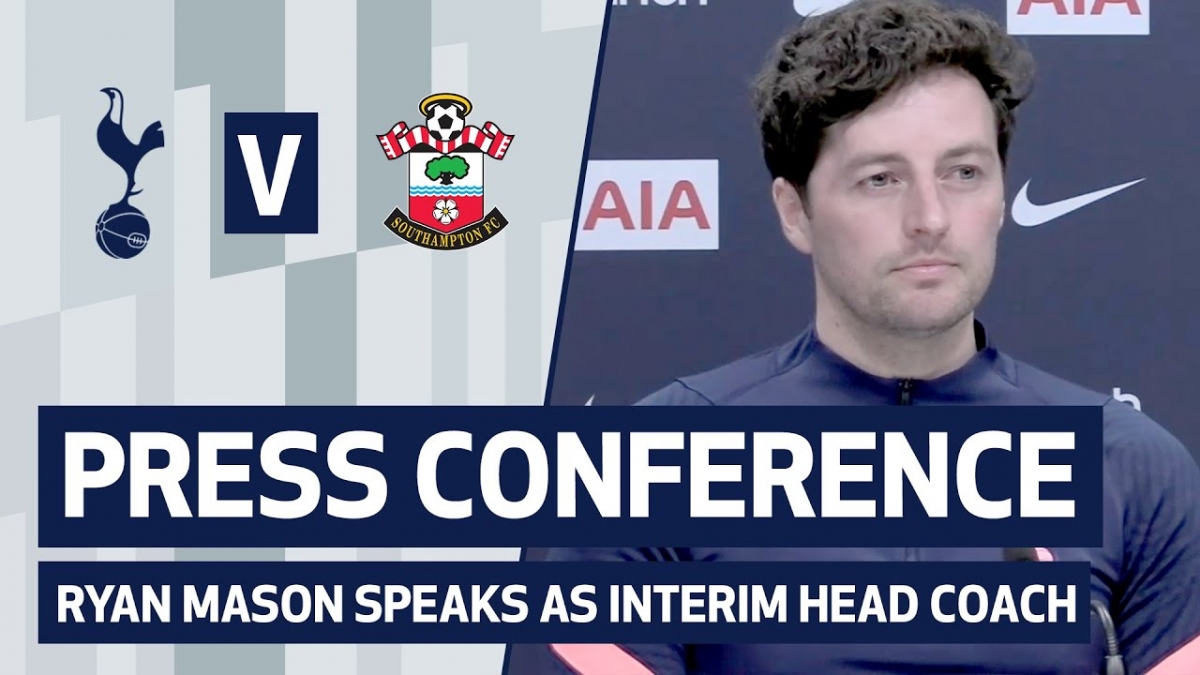 Ryan Mason trong buổi họp báo trước trận đấu với Southampton (Ảnh: Internet)
