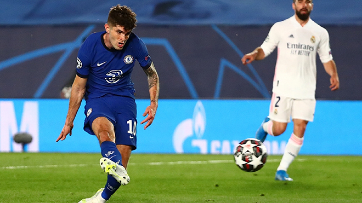 Christian Pulisic mở tỷ số cho Chelsea (Ảnh: Internet)