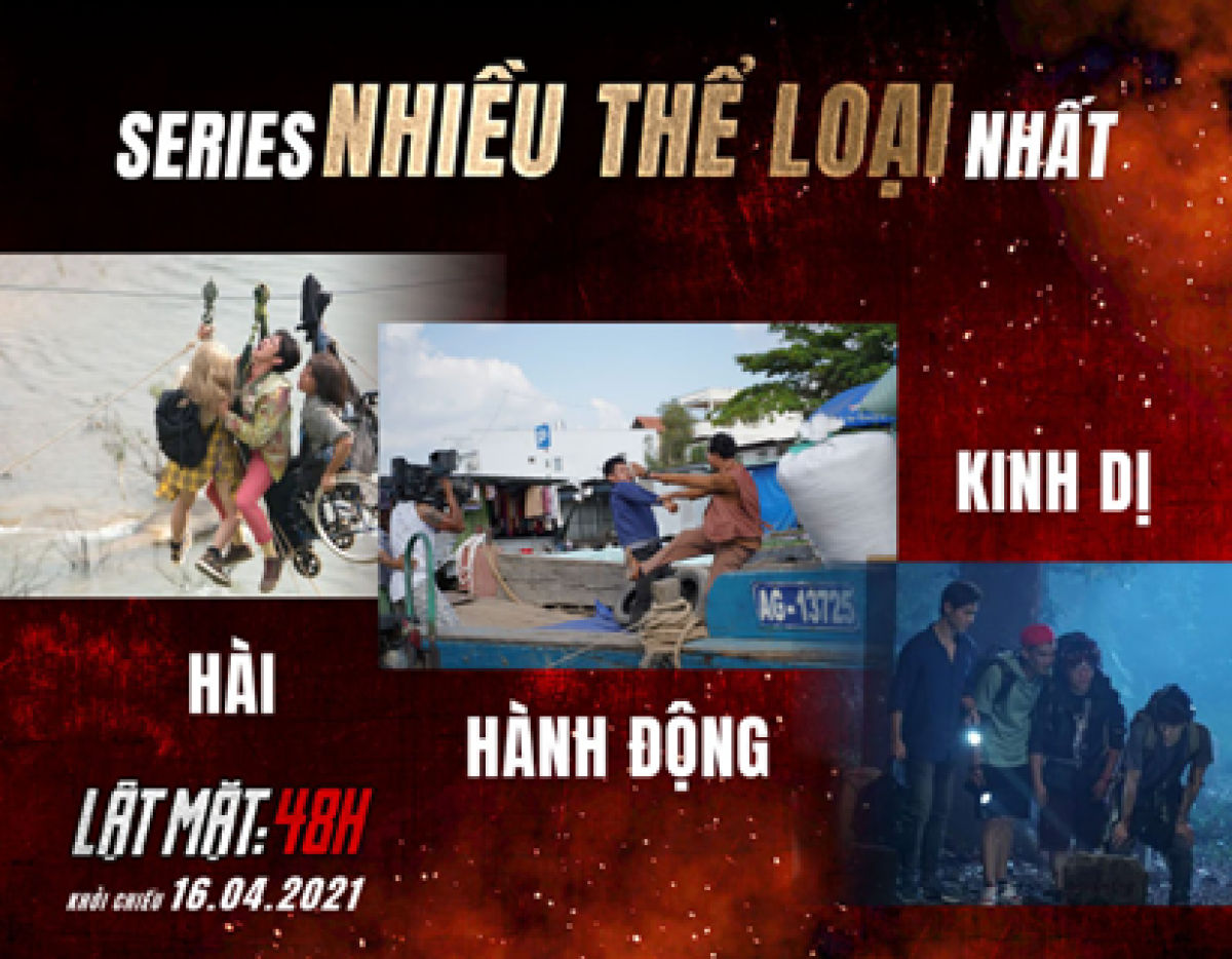5 phần Lật Mặt được đạo diễn Lý Hải thực hiện ở 5 thể loại phim khác nhau