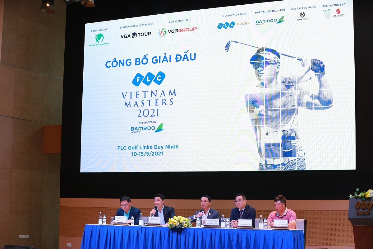 Lễ công bố Giải đấu FLC Vietnam Masters 2021 presented by Bamboo Airways