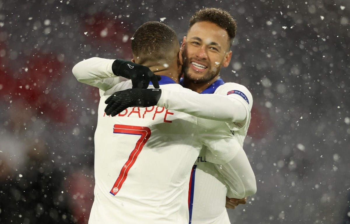 Bộ đôi Neymar - Mbappe góp công lớn vào chiến thắng của PSG ((Nguồn: Getty Images))