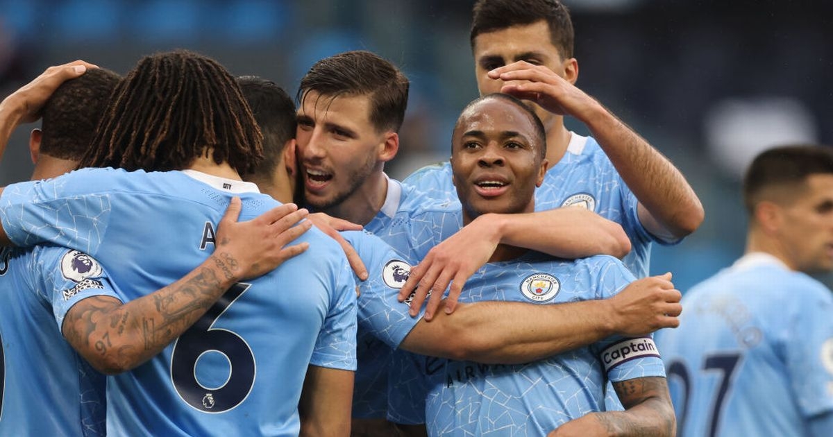 Raheem Sterling là người mở tỷ số cho Man City (Ảnh: Internet)