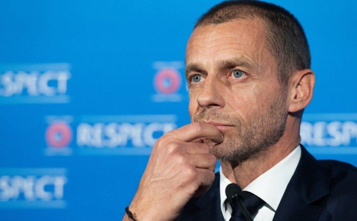 Chủ tịch UEFA Aleksander Ceferin.