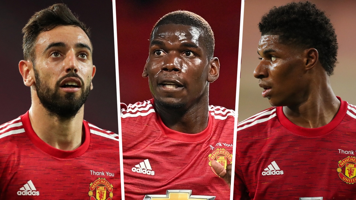 MU còn có những vũ khí lợi hại khác như: Marcus Rashford, Bruno Fernandes, Paul Pogba (Ảnh: Internet)
