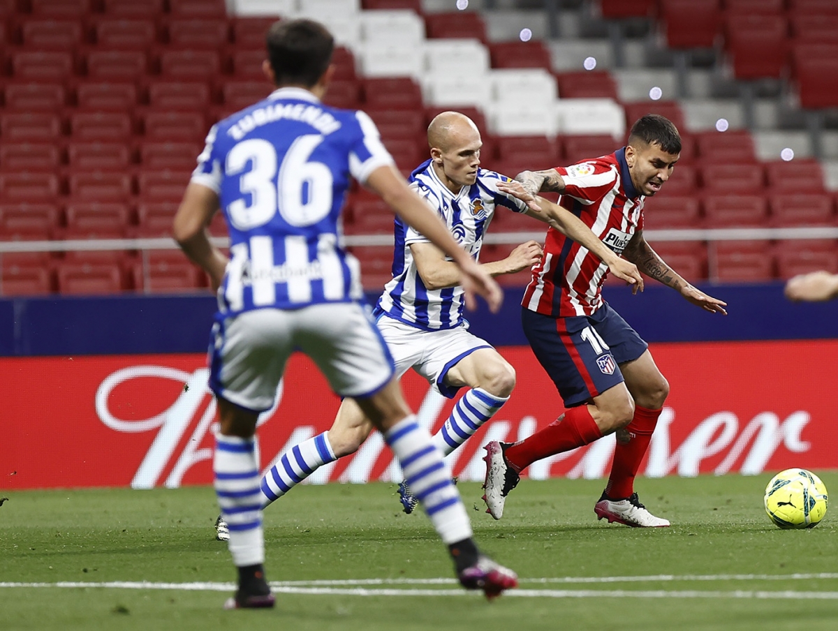 Angel Correa nhân đôi cách biệt cho đội chủ nhà (Ảnh: Internet)