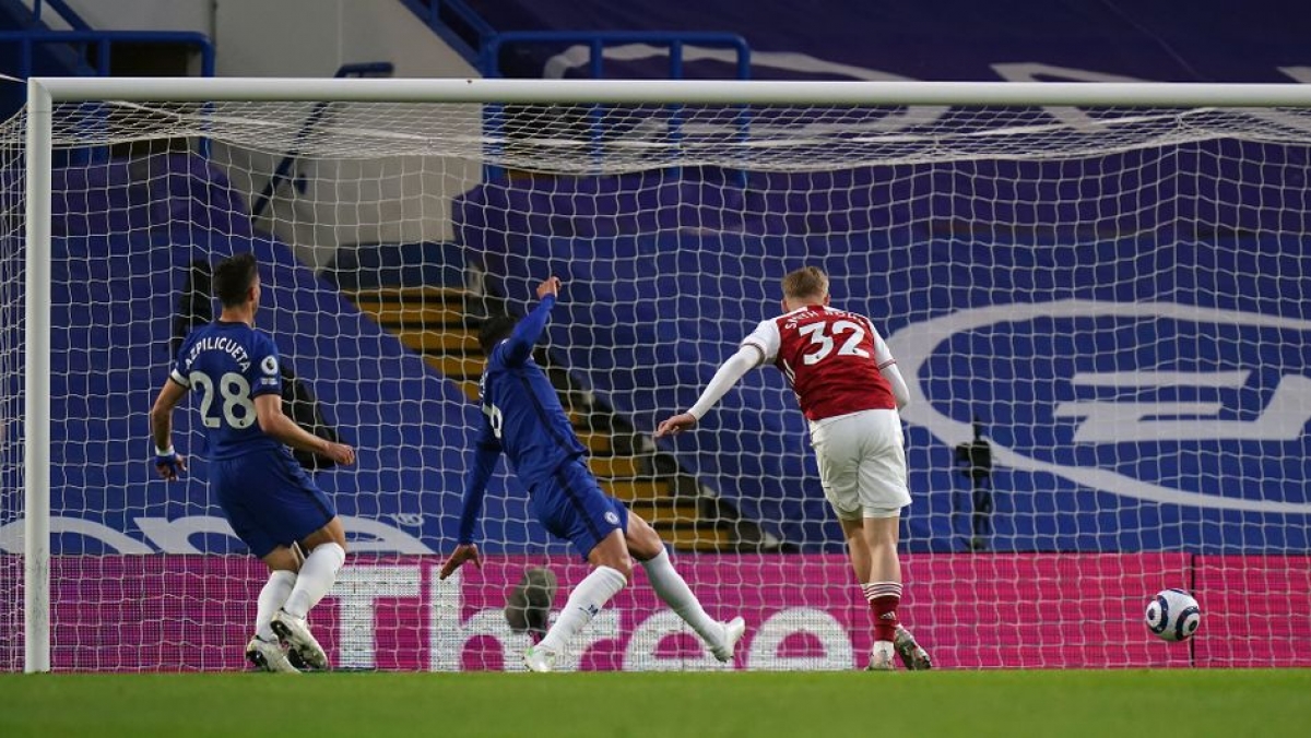 Emile Smith-Rowe ghi bàn cho Arsenal (Ảnh: Internet)