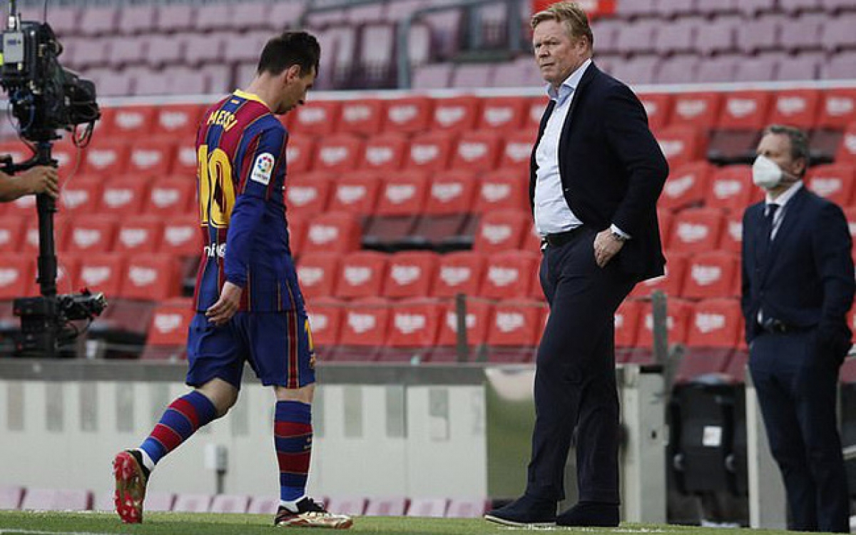 Messi cùng Barca hết cửa đua vô địch La Liga (Ảnh: Internet)