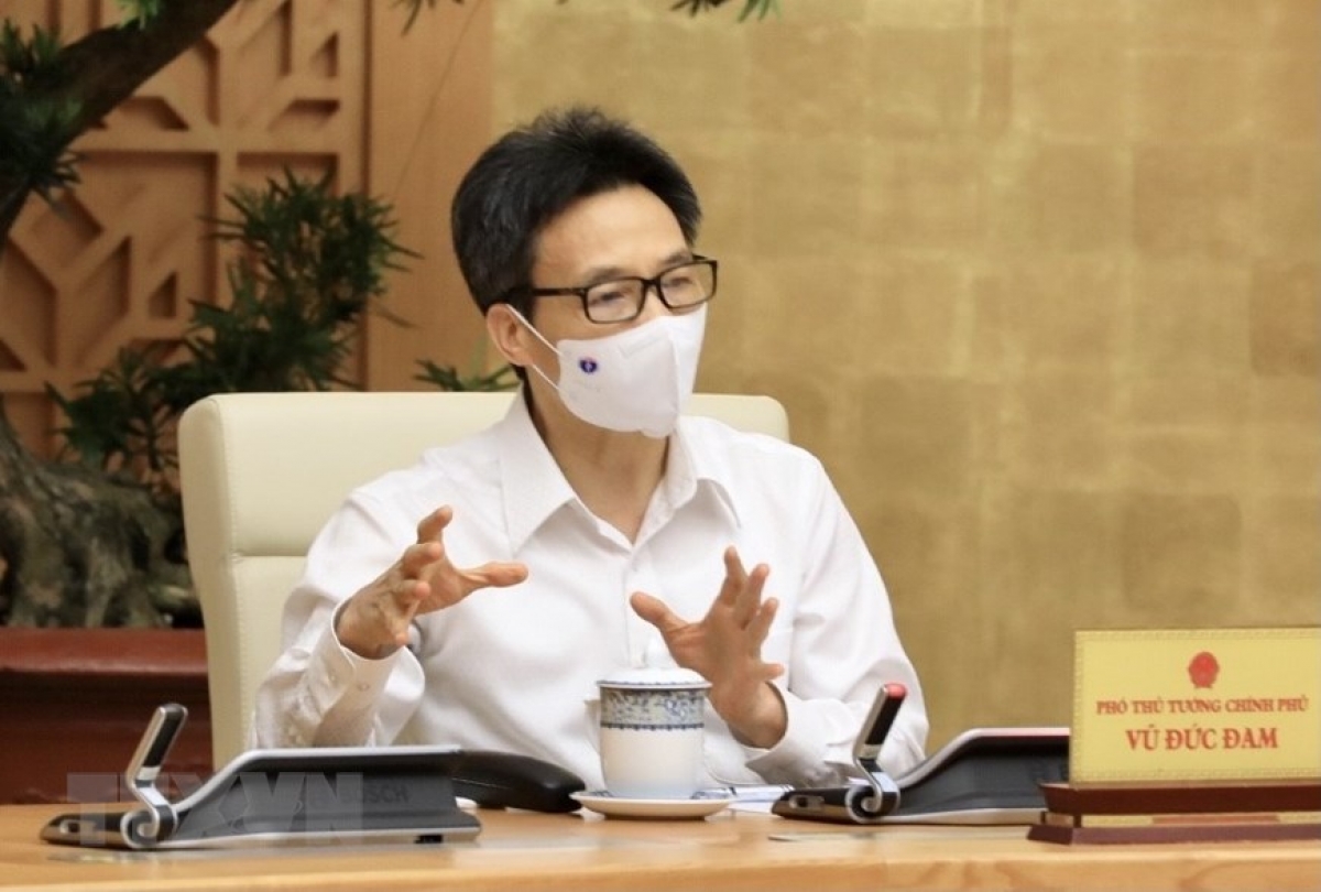 Phó Thủ tướng Vũ Đức Đam phát biểu tại cuộc họp